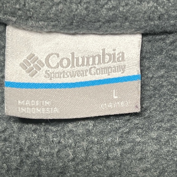 Columbia | Full Zip Fleece Jacket Sweater Gray - Picture 4 of 6